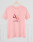 Women's Regular Fit Premium Cotton Tee - Valentine's Day - Cowgirl
