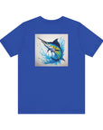 Men's Tee - Marlin Fishing Graphic T-Shirt