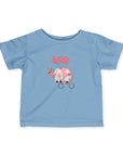 Infant Fine Jersey Tee - Valentine's Day - Gnomes on a Bicycle
