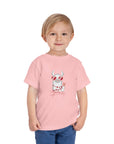Toddler Short Sleeve Tee - Valentine's Day Llama
