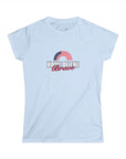 Women's Semi-Fitted, Short Sleeve, Cotton Tee - Patriotic 4th of July 'Home of the Brave' Graphic - item