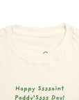 St. Patrick's Day Toddler Tee - 'Happy Ssssaint Paddy'ssss Day!' Snake Tee