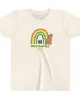 One Lucky Kid Youth Short Sleeve Tee - Fun St. Patrick's Day Tee with Rainbow Design