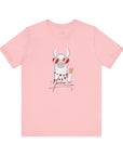 Unisex Jersey Short Sleeve Tee - Valentine's Day Llama