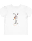 Cute Easter Bunny Toddler Tee - 'Happy Easter!' Short Sleeve T-Shirt - 26.0