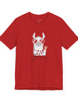 Unisex Jersey Short Sleeve Tee - Valentine's Day Llama
