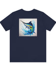 Men's Tee - Marlin Fishing Graphic T-Shirt