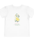 Easter Toddler Short Sleeve Tee - Happy Easter Chick Design - 49.0
