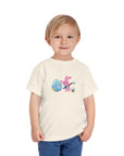 Cute Painter Easter Bunny Tee - Short Sleeve Tee for Toddlers - 40.0