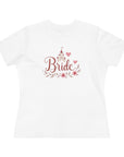 Women's Regular Fit, Short Sleeve, Cotton Tee - Fairytale, Princess, Castle "Bride" Graphic - item