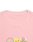 Happy Easter Toddler Tee - Cute Chick & Egg Design for Spring Celebrations - 36.0
