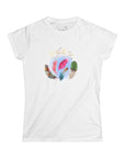Women's Slim Fit Softstyle Tee - Feather Wishes - O.2