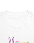Happy Easter Toddler Short Sleeve Tee - Cute Bunny Design for Spring Celebrations 3.0