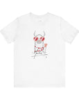 Unisex Jersey Short Sleeve Tee - Valentine's Day Llama
