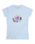 Women's Slim Fit Softstyle Tee - Feather Wishes - O.2