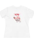 Women's Regular Fit Premium Cotton Tee - Valentine's Day - Gnomes on a Bicycle