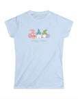 Happy Easter Gnome Women's Slim Fit Softstyle Tee – Celebrate Spring in Comfort - 46.0