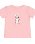 Toddler Short Sleeve Tee - Valentine's Day Llama