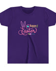 Happy Easter Youth Short Sleeve Tee - Fun Spring Celebration Shirt 3