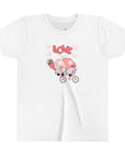 Youth Short Sleeve Tee - Valentine's Day - Gnomes on a Bicycle
