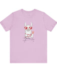Unisex Jersey Short Sleeve Tee - Valentine's Day Llama