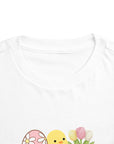Happy Easter Toddler Tee - Cute Chick & Egg Design for Spring Celebrations - 36.0