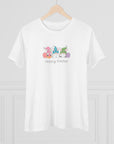Women's Regular Fit Short Sleeve Cotton Tee - Spring Easter, Happy Easter Gnome Graphic - item