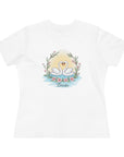 Women's Regular Fit, Short Sleeve, Cotton Tee - Wedding, Swans, "Bride" Graphic - item