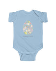 Happy Easter Infant Bodysuit - Cute Bunny & Egg Design - 44.0