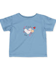 Infant Fine Jersey Tee - Valentine's Day - I Love Ewe Sheep