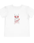 Toddler Short Sleeve Tee - Valentine's Day Llama