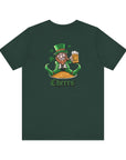 St. Patrick's Day Adult Tee - Cheers Leprechaun Design