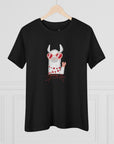 Women's Regular Premium Fit Cotton Tee - Valentine's Day - Llama