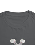 Cute Easter Bunny Toddler Tee - 'Happy Easter!' Short Sleeve T-Shirt - 26.0