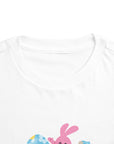 Cute Painter Easter Bunny Tee - Short Sleeve Tee for Toddlers - 40.0