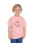 Toddler Short Sleeve Tee - Valentine's Day - Gnomes on a Bicycle