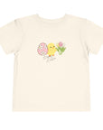 Happy Easter Toddler Tee - Cute Chick & Egg Design for Spring Celebrations - 36.0