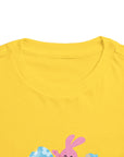 Cute Painter Easter Bunny Tee - Short Sleeve Tee for Toddlers - 40.0