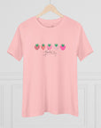 Women's Regular Fit Cotton Tee B.10 - Berry Sweet