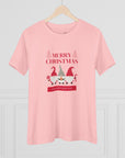 Women's Regular Fit Cotton Tee D.2 Christmas Gnome Trio