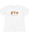 Women's Regular Fit Cotton Tee KO.6 Peace Love Fall