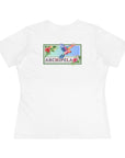 Women's Regular Fit Cotton Tee O.10 Tropical Flutter