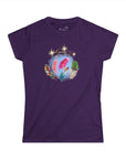 Women's Slim Fit Softstyle Tee - Feather Wishes -  O.2