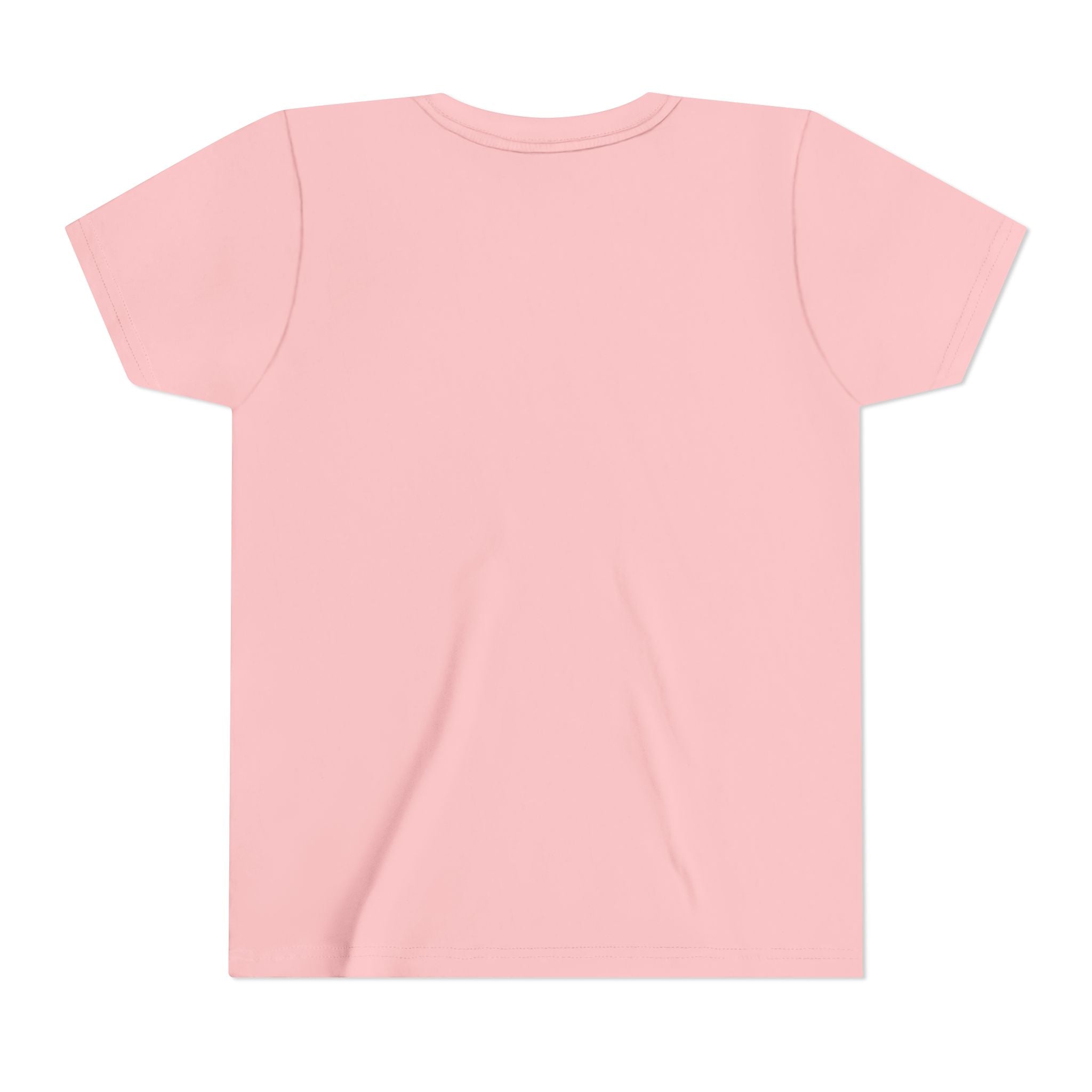 Happy Easter Youth Short Sleeve Tee - Cute Bunny &amp; Colorful Eggs Design - 30.0