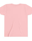 Happy Easter Youth Short Sleeve Tee - Cute Bunny & Colorful Eggs Design - 30.0