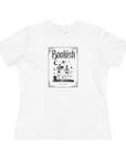 Women's Regular Fit Cotton Tee - Bookish Halloween P.12