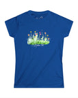 Women's Slim Fit Softstyle Tee - Wildflowers -  O.1