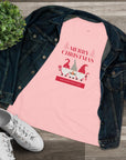 Women's Regular Fit Cotton Tee D.2 Christmas Gnome Trio