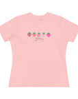 Women's Regular Fit Cotton Tee B.10 - Berry Sweet