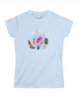 Women's Slim Fit Softstyle Tee - Feather Wishes -  O.2